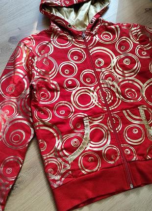 Клетка на молнии с капюшоном женская