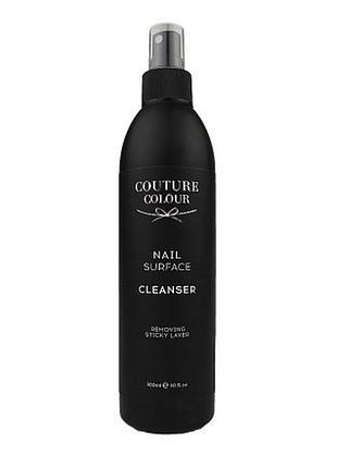 Средство удаления липкого слоя couture colour nail surface cleanser, 300ml