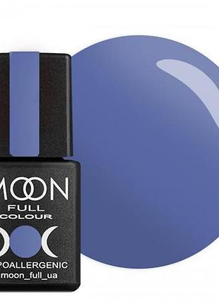 Гель-лак moon full №154 голубий з сірим підтоном, 8ml
