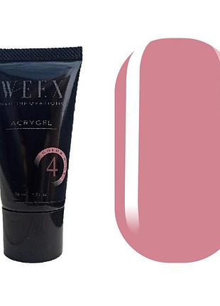 Акригель weex acrygel 04 (персиковий), 30ml