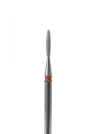 Фреза алмазная "пламя" df002-14-r (красная насечка, d 1.4 mm)