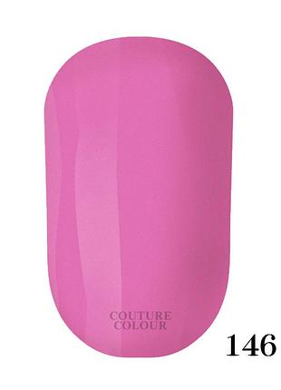 Гель-лак couture colour gel polish №146 неоновый розовый, 9ml