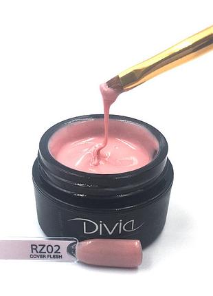 Divia - гель моделюючий "radiant/zero" di1100 (rz02 - cover flesh), 14мл