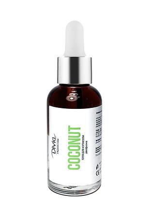 Масло для кутикулы двухфазное divia, two 01 - coconut, di 1635, 30мл