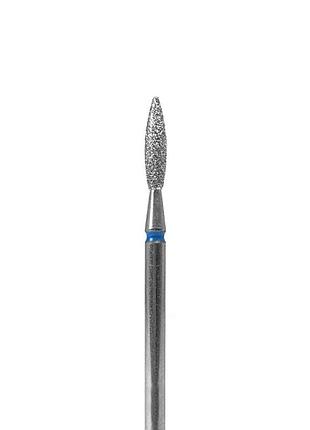 Фреза алмазная "пламя" df002-23-b (синяя насечка, d 2.3 mm)