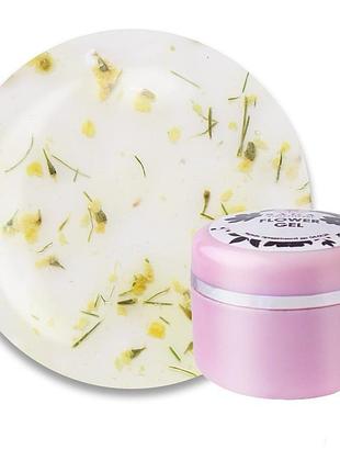 Гель saga professional flower gel 03 с сухоцветами, цвет сенный, 5ml