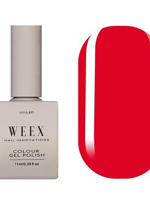 Гель-лак weex 656 (насыщенный красный, эмаль), 11ml