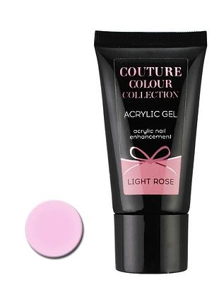 Акрил-гель couture colour gel acrylic light rose (світлий рожевий), 30ml
