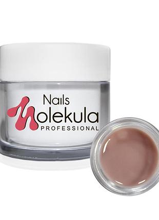 Камуфлирующий гель nails molekula cover dark 10 (бежево-кофейный), 50ml