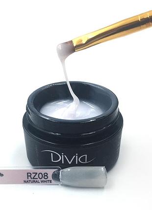 Divia - гель моделюючий "radiant/zero" di1100 (rz08 - natural white), 14мл