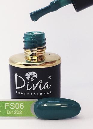 Гель-лак divia "forest song/лісова пісня" di1202 (fs06), 8мл
