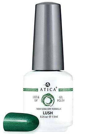 Гель-лак atica lush gpm199 (темно-зеленый, микроблеск), 7.5 мл