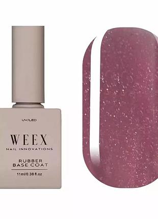 Камуфлирующая база weex shimmer base 47 (темно-розовый с шимером), 11ml