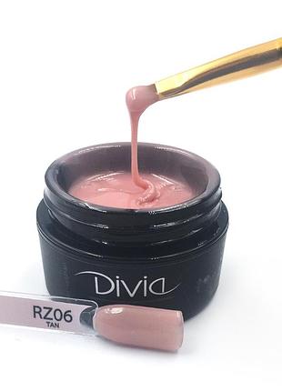 Divia - гель моделюючий "radiant/zero" di1100 (rz06 - tan), 14мл