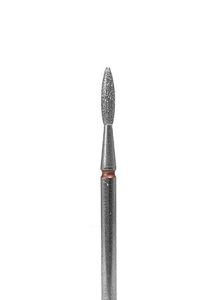 Фреза алмазная "пламя" df002-21-r (красная насечка, d 2.1 mm)