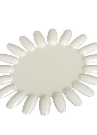 Демонстраційна палітра "ромашка" на 20 тіпс молочна, 1 шт.