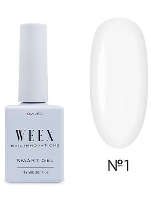 Гель моделирующий weex builder gel smart 01 (прозрачный), 11ml