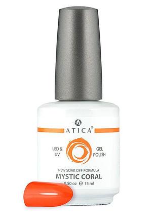 Гель-лак atica gpm46 mystic coral (классический кораловый, эмаль), 7.5 мл