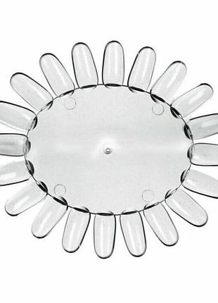 Демонстраційна палітра "ромашка" на 20 тіпс прозора, 1 шт.