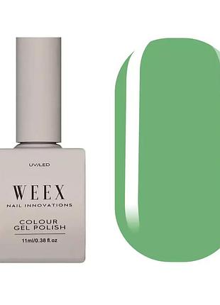 Гель-лак weex 566 (салатовый, эмаль), 11ml