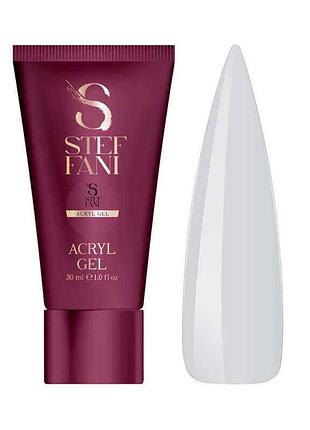 Акрил-гель steffani acryl gel 01 clear (прозрачный), 30ml
