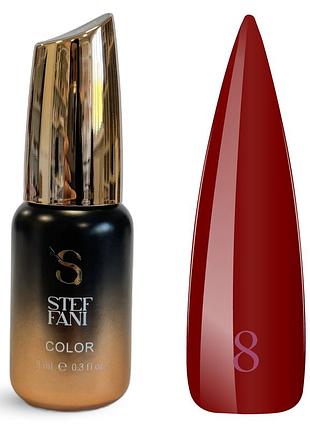 Гель-лак steffani 08 (бордовый), 9ml