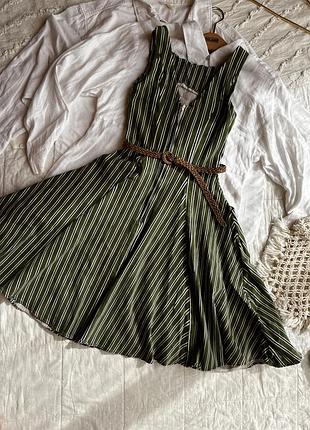 Сукня приталена з пишною юбкою