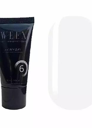 Акригель weex acrygel 06 (молочний), 30ml