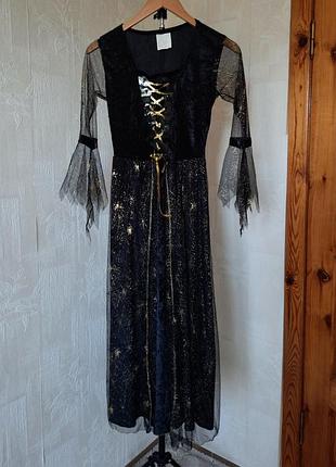 Детское платье на хеловин 7-9 лет