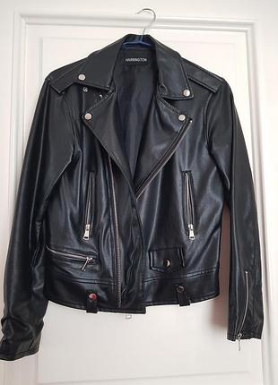 Осенняя куртка косуха жентча черная