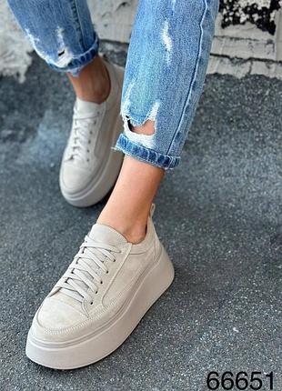 Кеды женские натуральная замша 36-41р