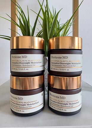 Essential fx acyl-glutathione intensive overnight moisturiser зволожувальний крем для глибокого живлення та відновлення пружності perricone md 59 мл