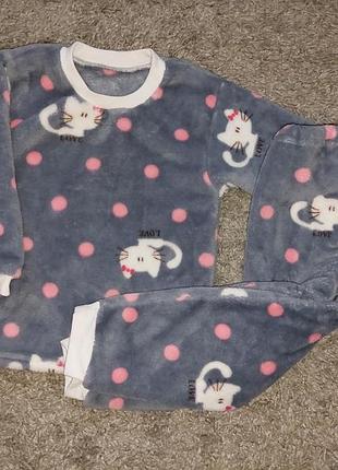 Теплая пижама с кистями