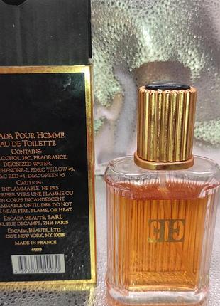 Туалетная вода escada pour homme.