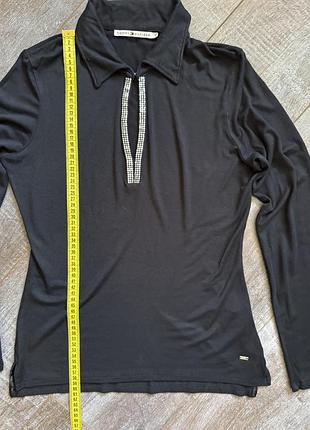 Лонгслів, поло з стразами 10