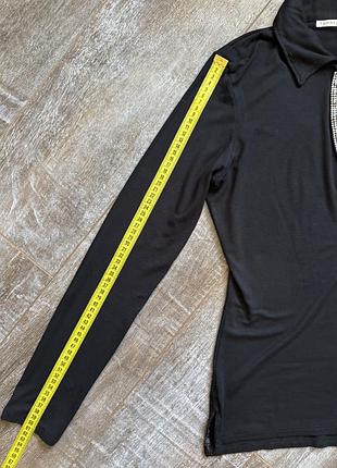 Лонгслів, поло з стразами 9