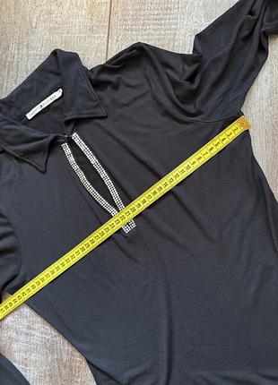 Лонгслів, поло з стразами 8