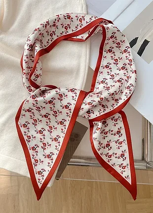 Французький шарф із зав'язкою-метеликом / стрічка для волосся / хустка