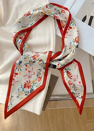 Французький шарф із зав'язкою-метеликом / стрічка для волосся / хустка
