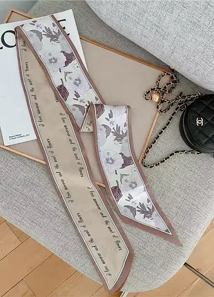 Французский шарф с завязкой-бабочкой / лента для волос / платок