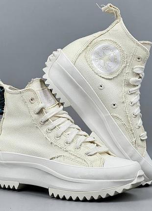 Кроссовки converse run star hike platform кросівки кеди платформа
