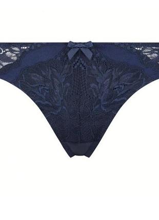 Брендовые тонкие кружевные трусики бразилианы размера l-xl