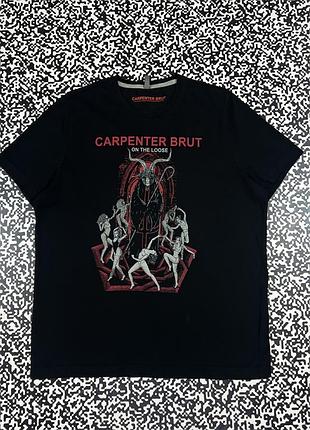 Чоловіча мерч рок футболка carpenter brut