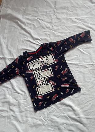 Футболка kiki & koko 116 розмір дитині на 5 - 6 років, рукав 3/4