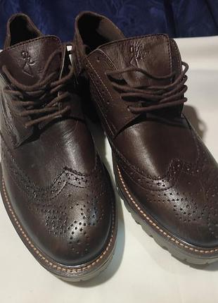 Мужские кожаные туфли