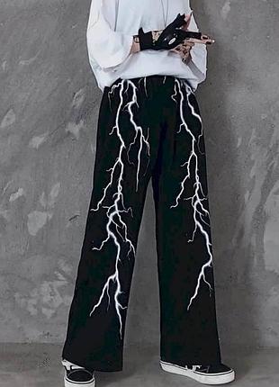 Штани спортивні принт