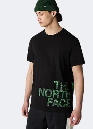 Футболка the north face blown up logo men lifestyle t-shirt black/green