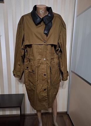 Тренч h&amp;m гирнечного цвета