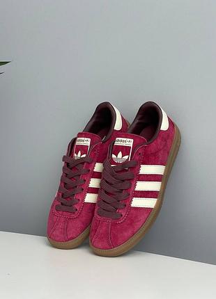 Кроссовки adidas bermuda collegiate burgundy