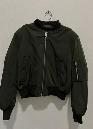 Куртка бомбер zara 3